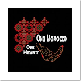 Solidarity in Diversity: One Heart, One Morocco DNA Morish Posters and Art